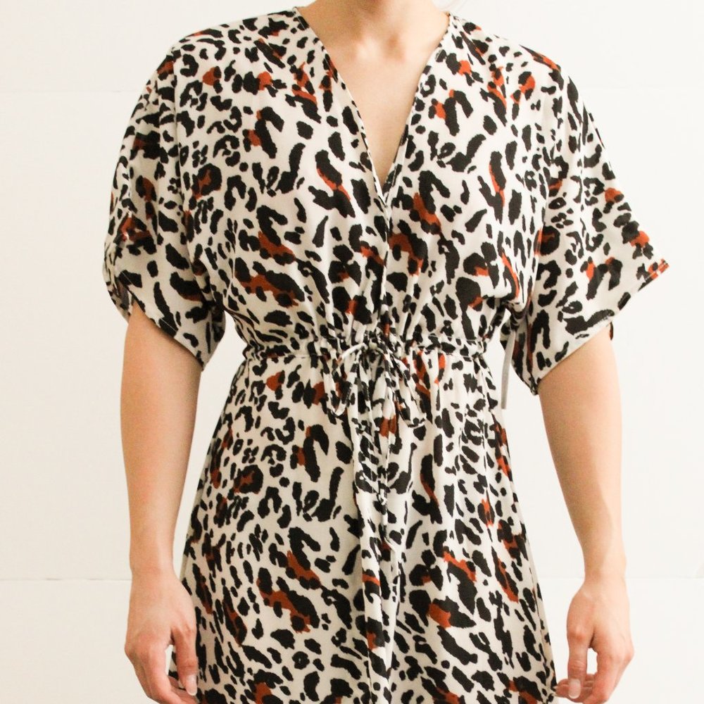 Animal Print Kimono